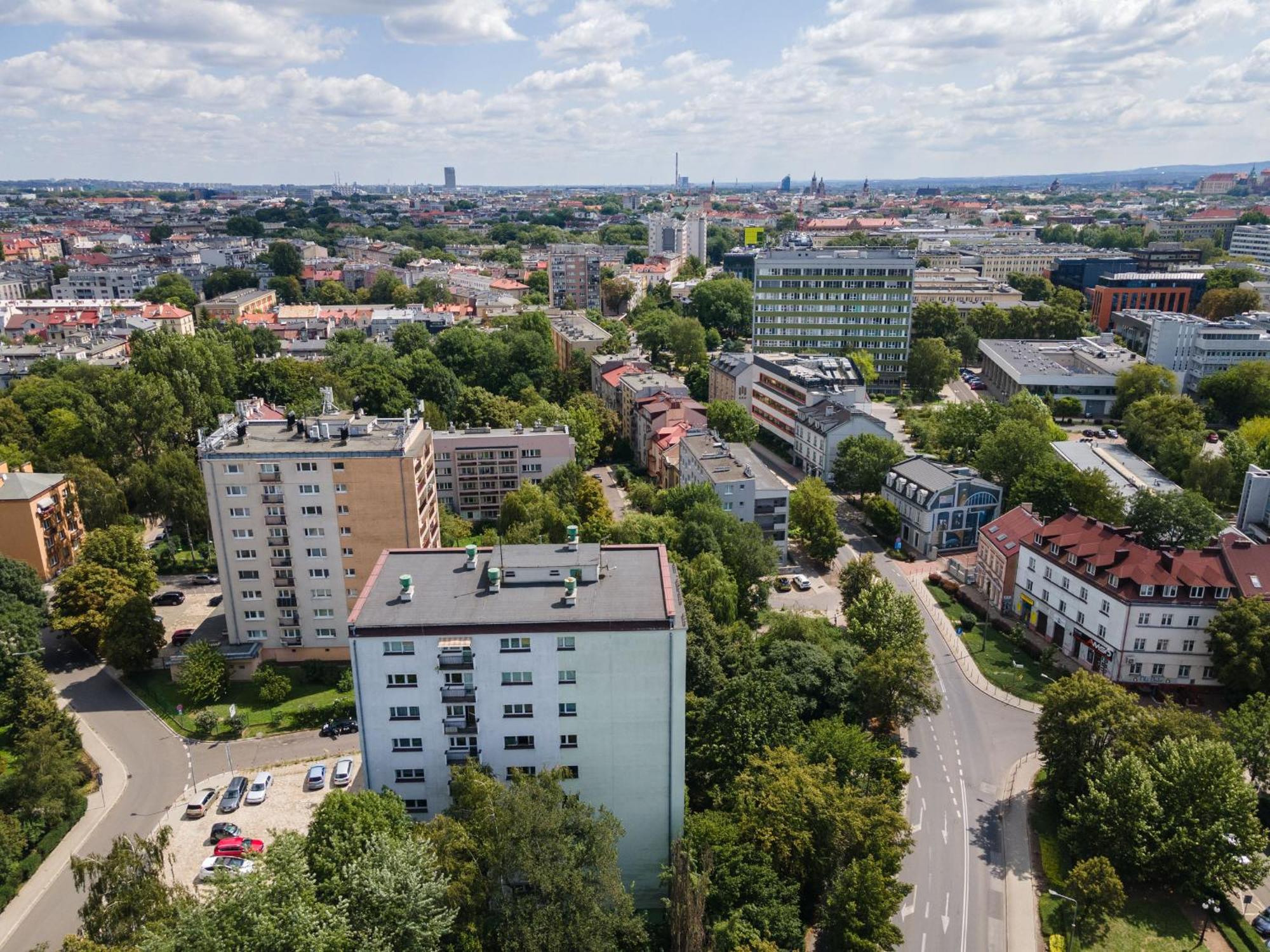 Czarnowiejska Mini Studio With Loggia Krakau Exterior foto