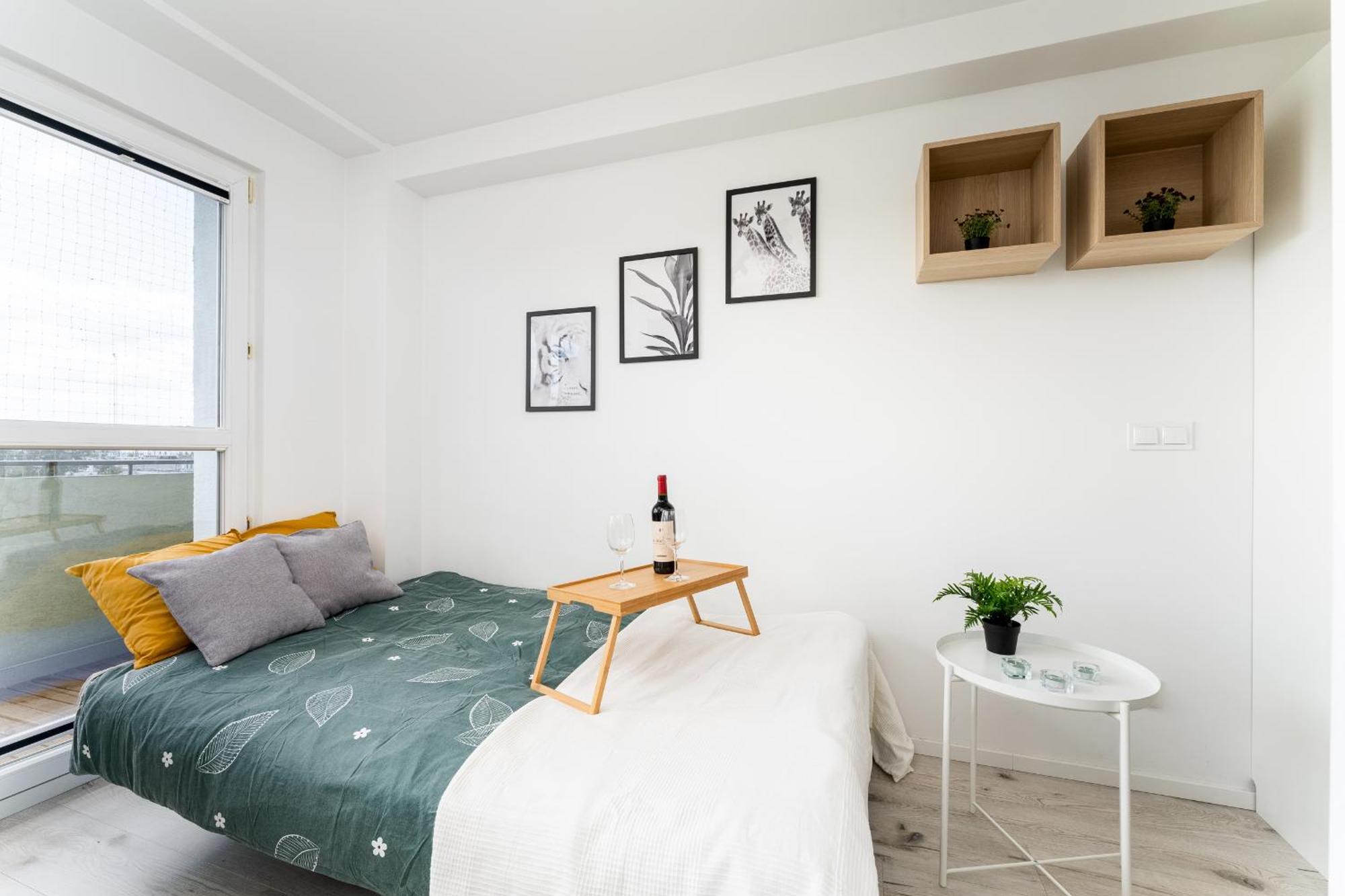 Czarnowiejska Mini Studio With Loggia Krakau Exterior foto
