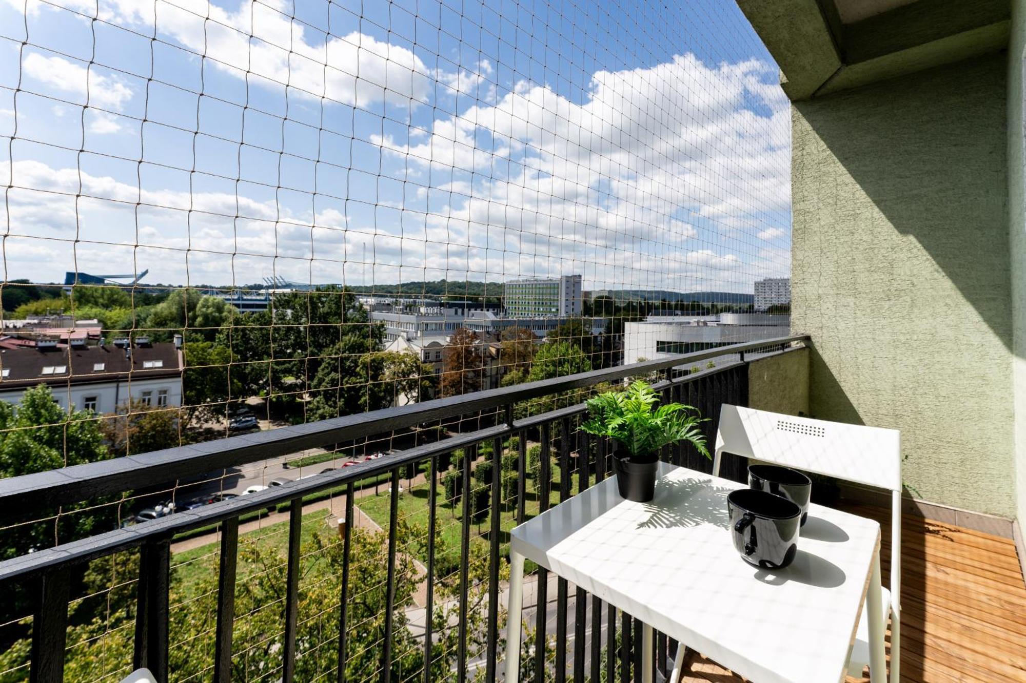 Czarnowiejska Mini Studio With Loggia Krakau Exterior foto